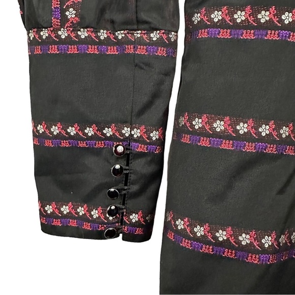 SANDRO Sibel Mock Neck Long Sleeve Dress - Picture 9 of 14